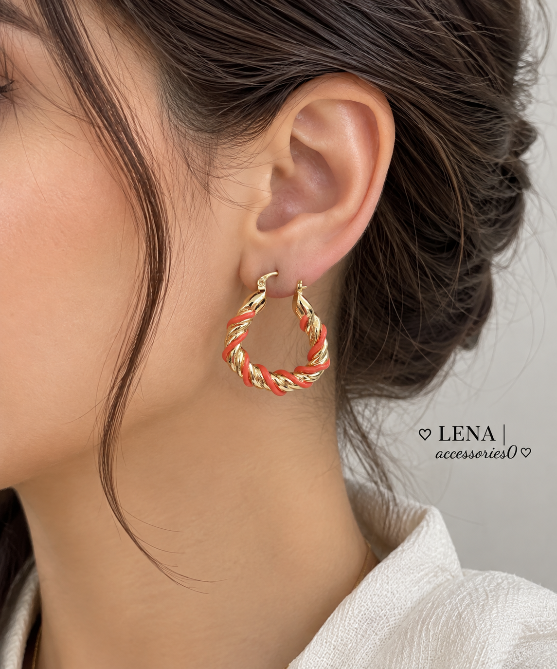 گوشواره میناکاری